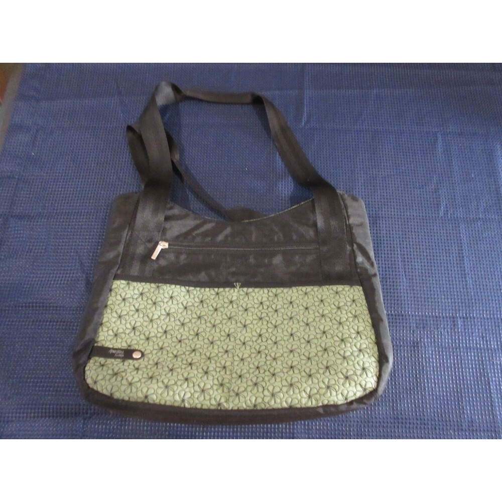 Ameri Bag Jazzmin Computer Tote Women's Green Flo… - image 1